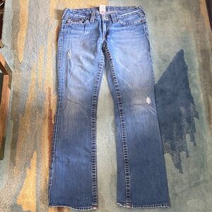 True Religion Classic Blue Straight Leg Jeans